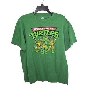 {Nickelodeon} Men's TMNT Green Tshirt - Size Large